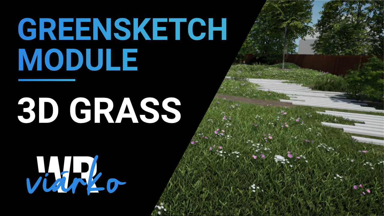 Lifelike 3D Grass Feature in GreenSketch